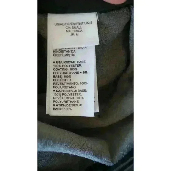 NWT The Drop Women's Black Faux Leather Bow Front Top by Signed Blake, Size S - Picture 8 of 16